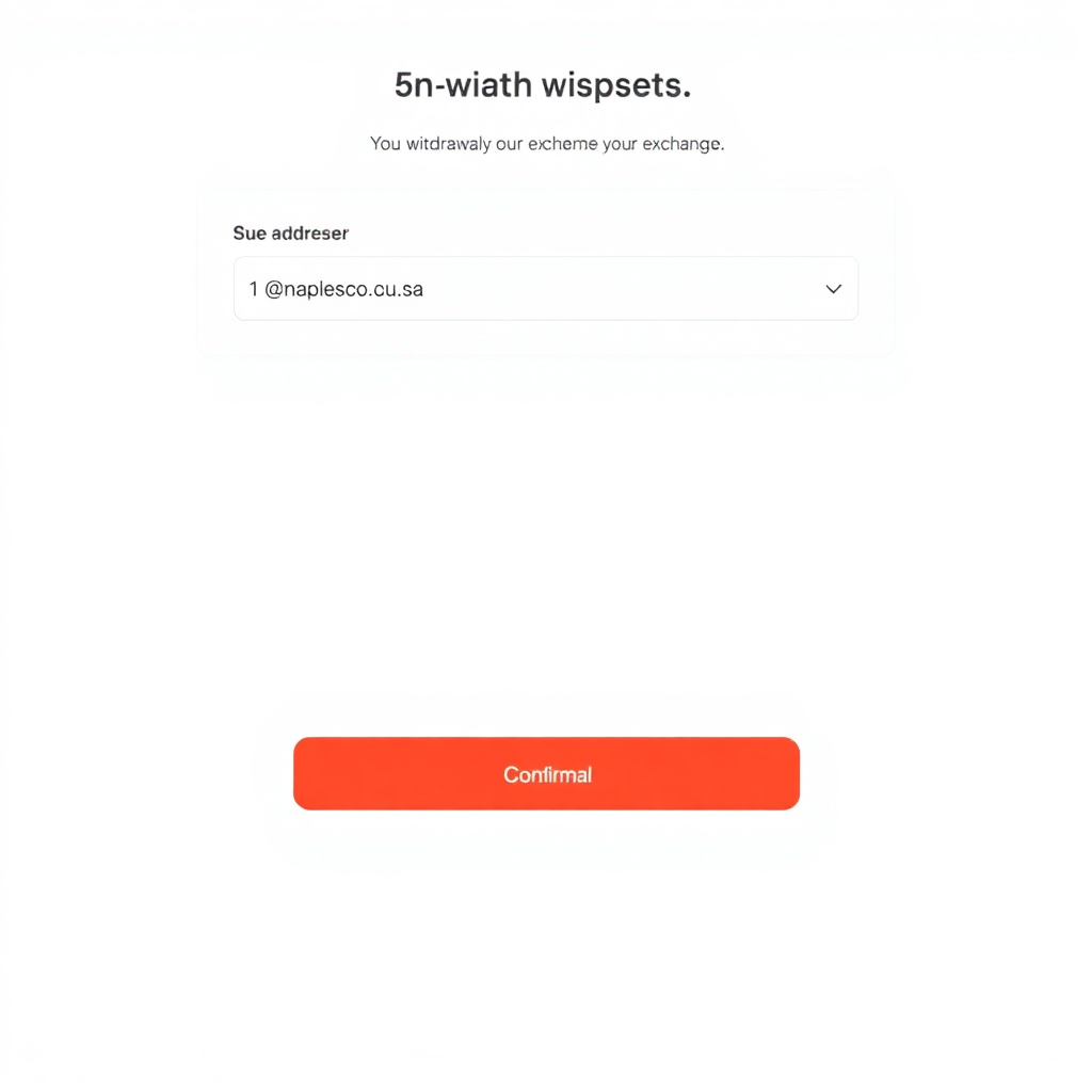 Screenshot of an exchange withdrawal page showing fields for Monero address input, amount, and confirmation button
